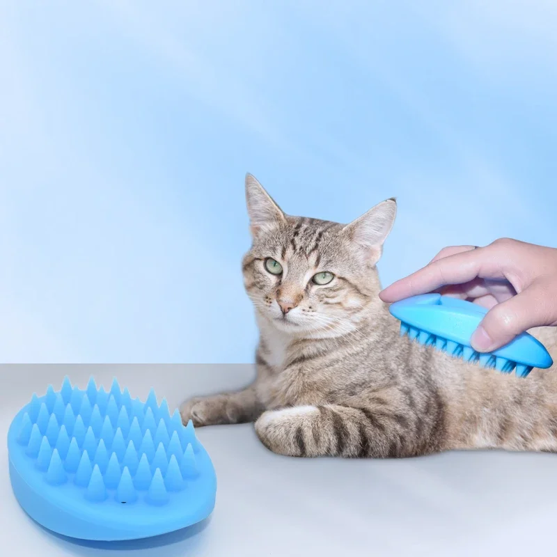 Pet Bath Brush Rubber Comb Hai - Rubber Glove Cleaning reseña y precio