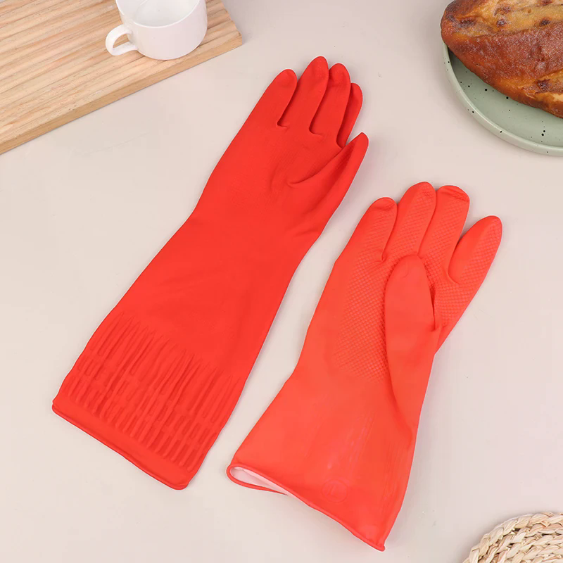 1Pair Latex Long Dish Washing  - Dish Glove Rubber reseña y precio