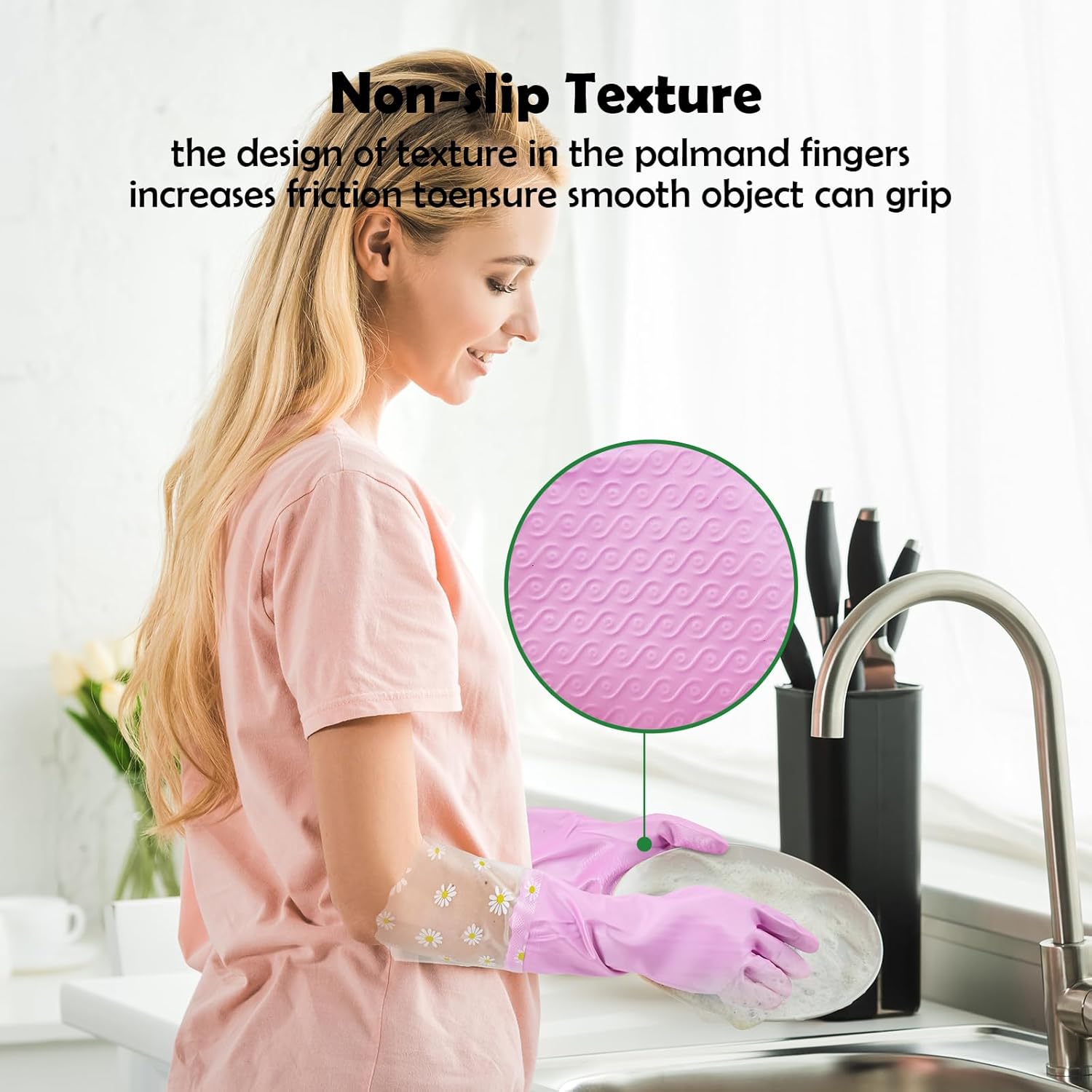 Reusable Rubber Cleaning Glove - Rubber Glove Cleaning reseña y precio