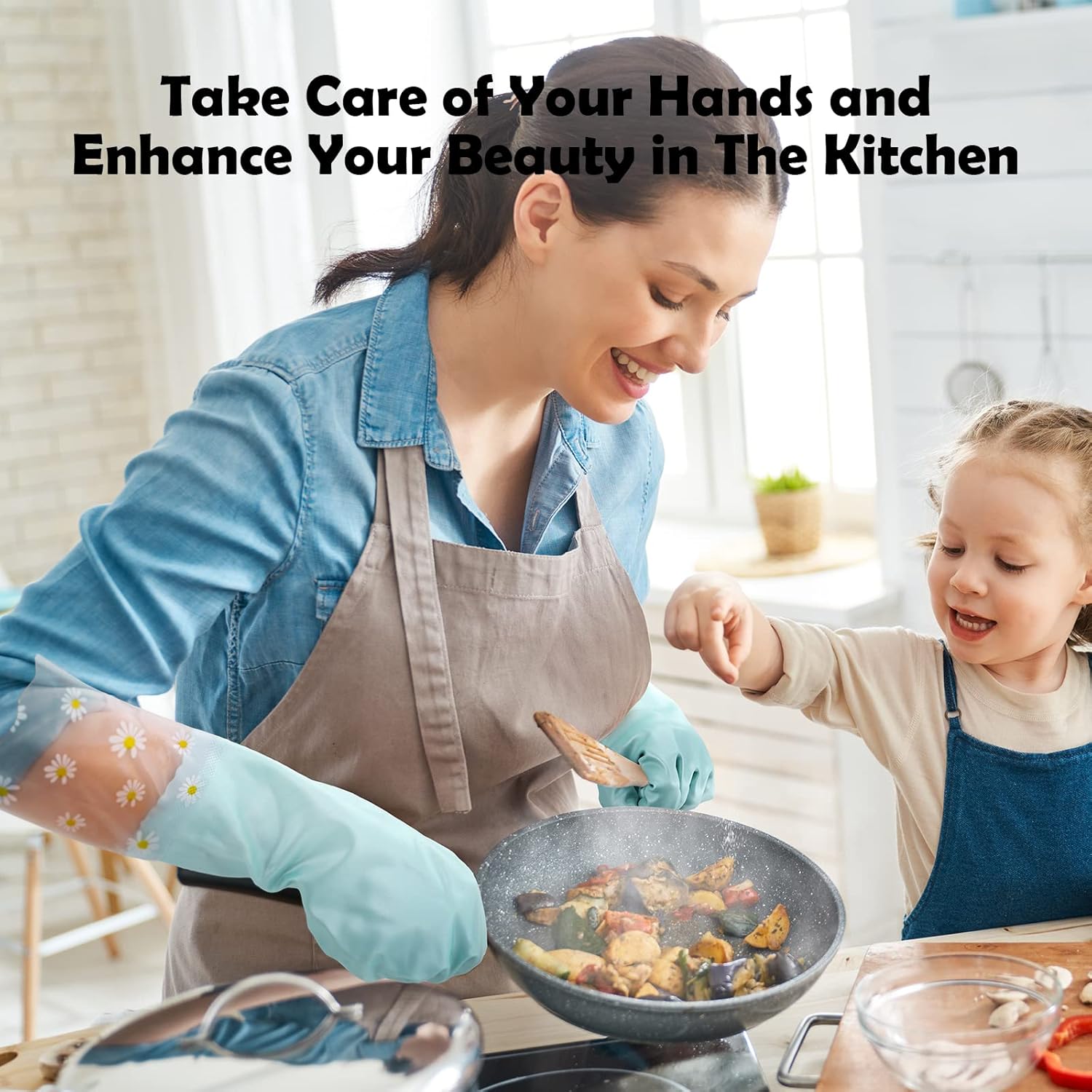 Reusable Rubber Cleaning Glove - Rubber Glove Cleaning reseña y precio