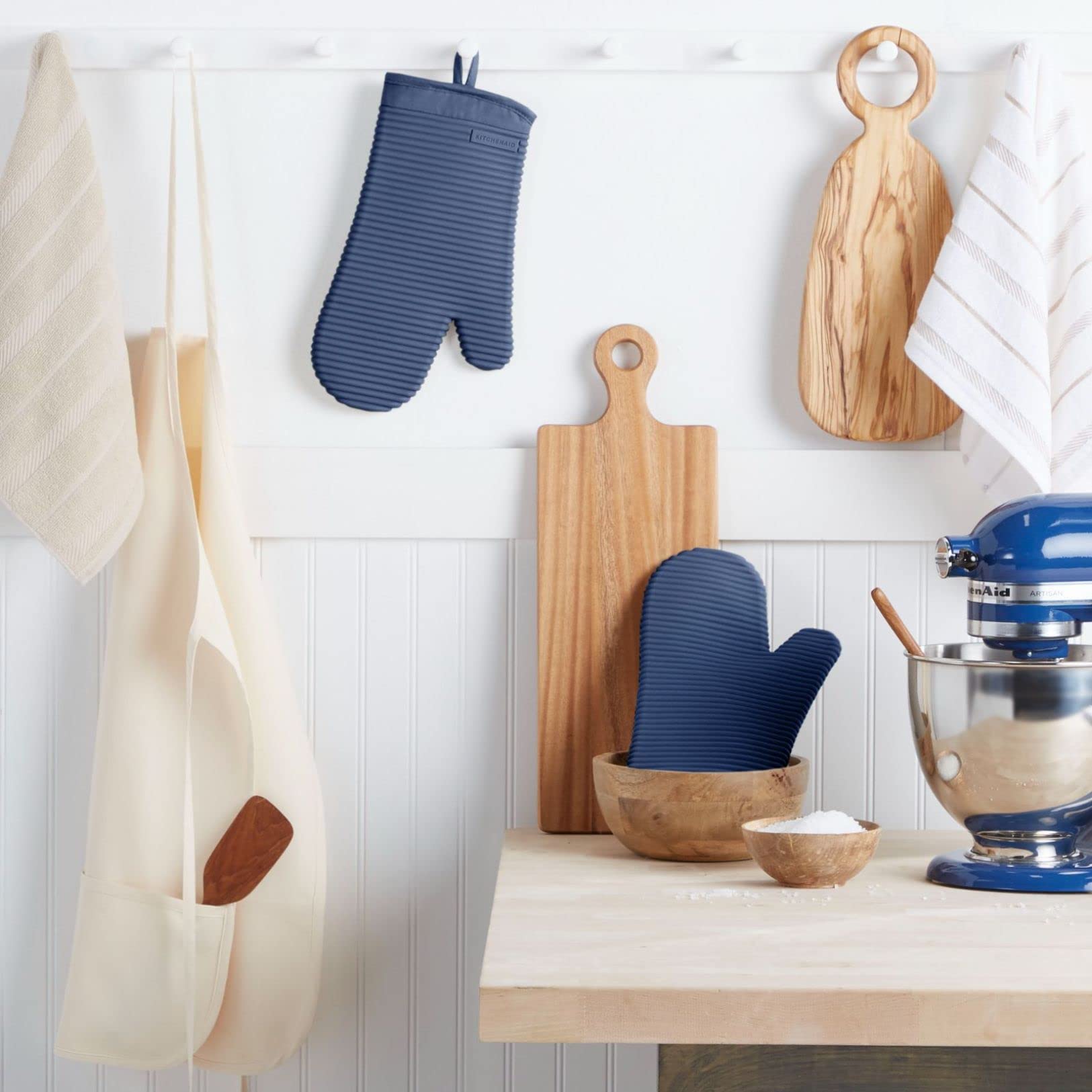 Ribbed Soft Silicone Oven Mitt - Oven Mitt Silicone reseña y precio