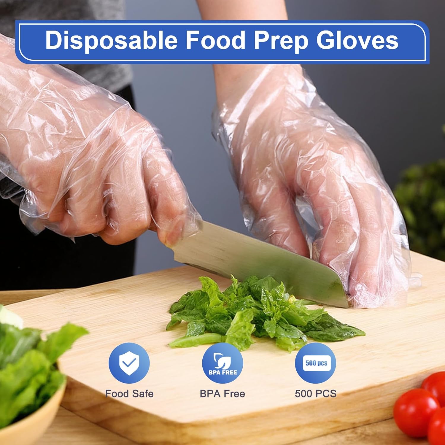500 Pcs Disposable Food Prep G - Latex Disposable Glove reseña y precio