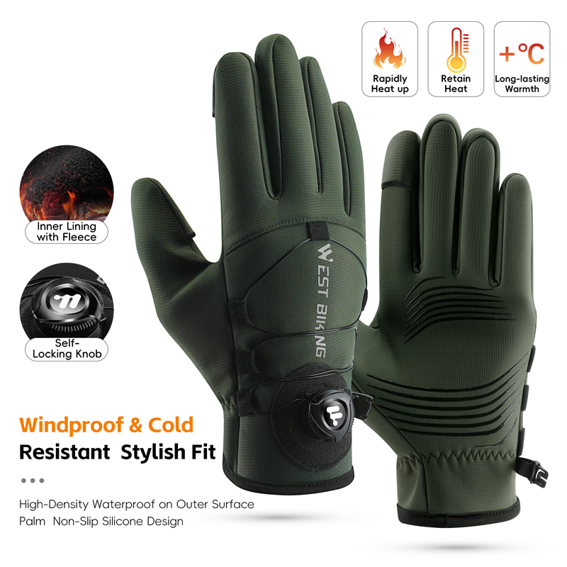 Winter Bike Gloves Magnetic Qu - Winter Glove Insulated reseña y precio
