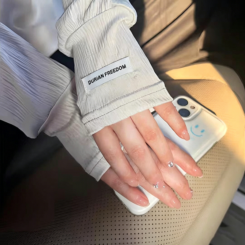Summer Loose Ice Silk Uv Prote - Fingerless Glove Knit reseña y precio