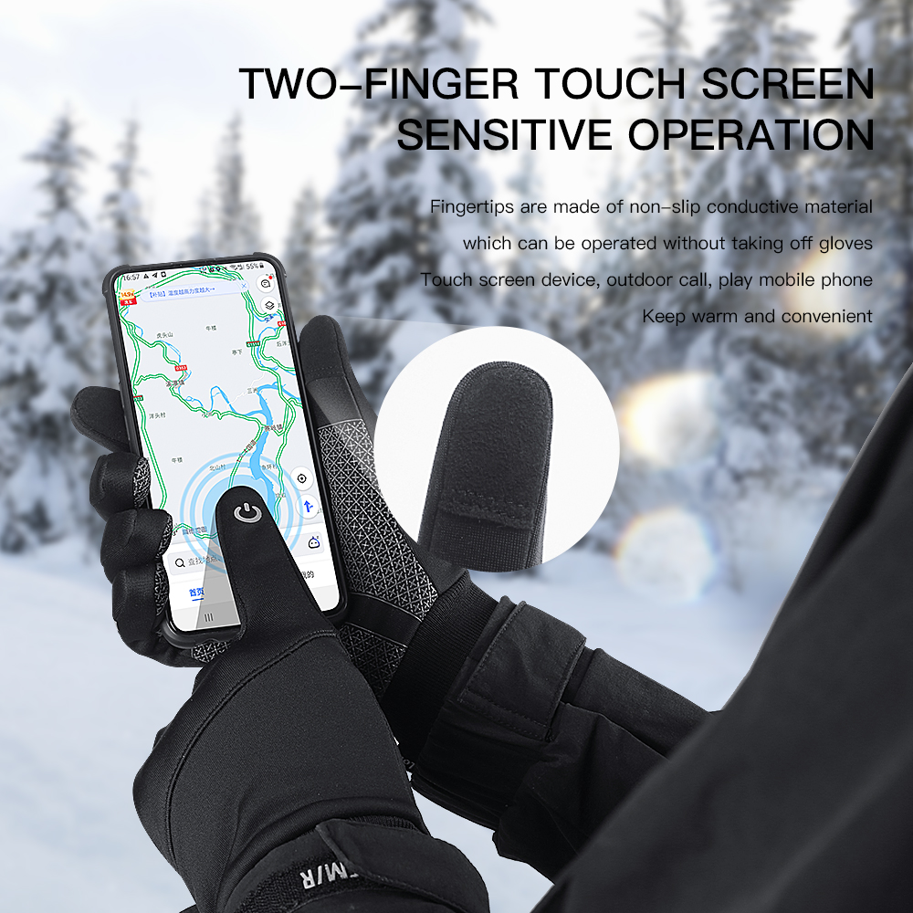 Cold Winter Gloves Men Gloves  - Ski Glove Waterproof reseña y precio