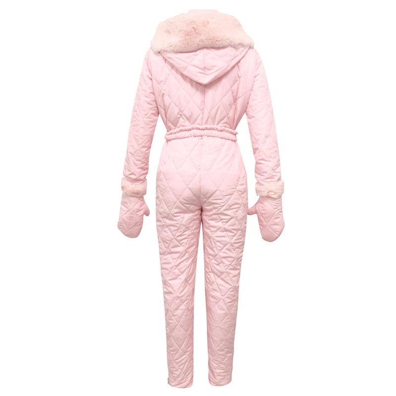 Couple's Solid Color Ski Suit, - Ski Glove Waterproof reseña y precio