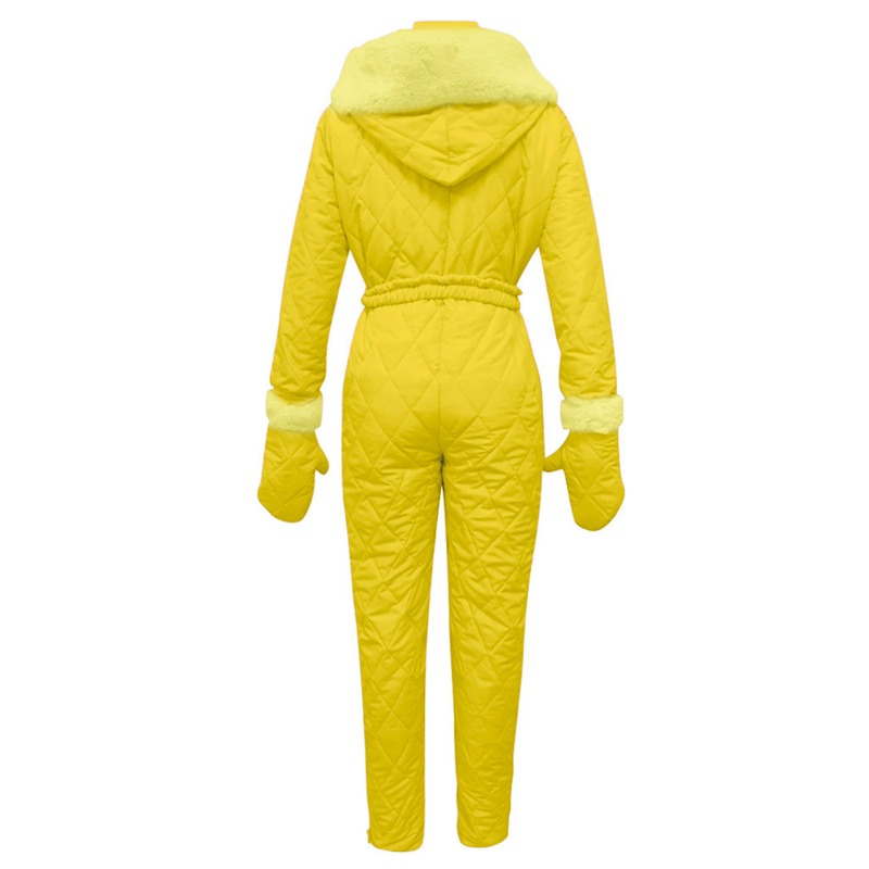 Couple's Solid Color Ski Suit, - Ski Glove Waterproof reseña y precio