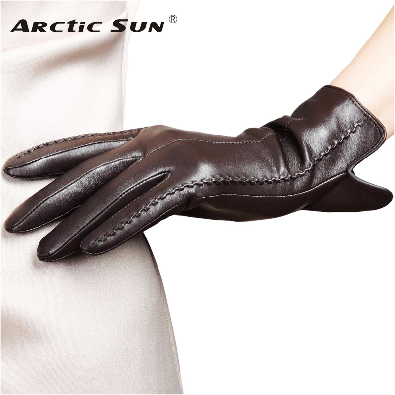 Real Leather Gloves Female Hig - Leather Driving Glove reseña y precio