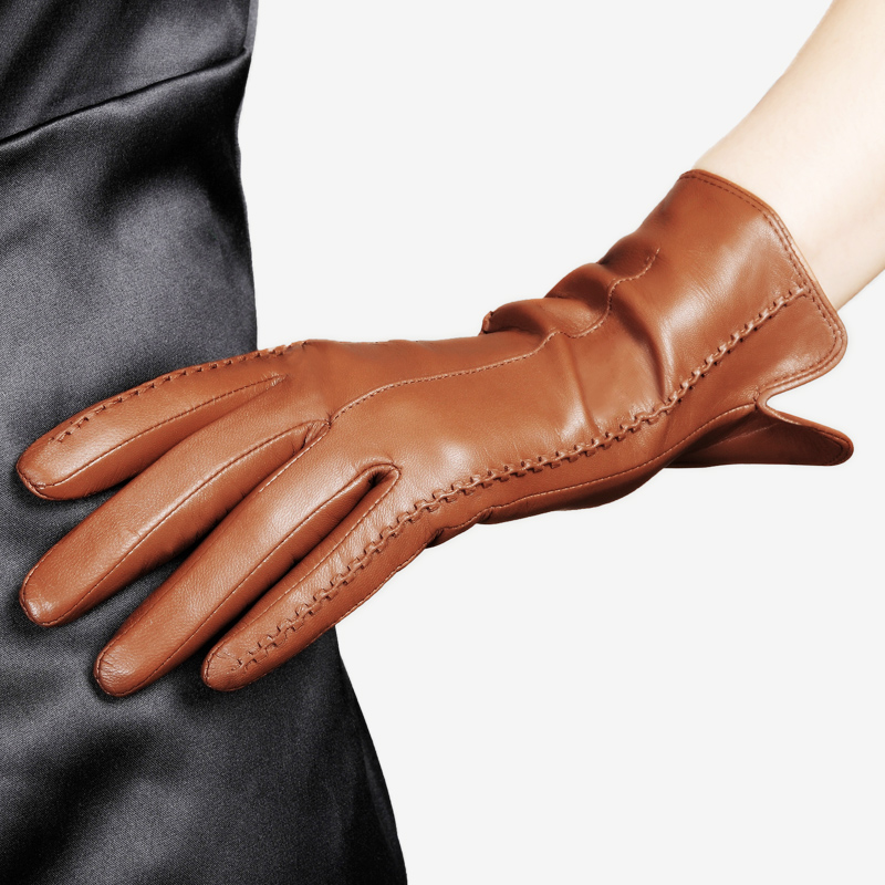 Real Leather Gloves Female Hig - Leather Driving Glove reseña y precio
