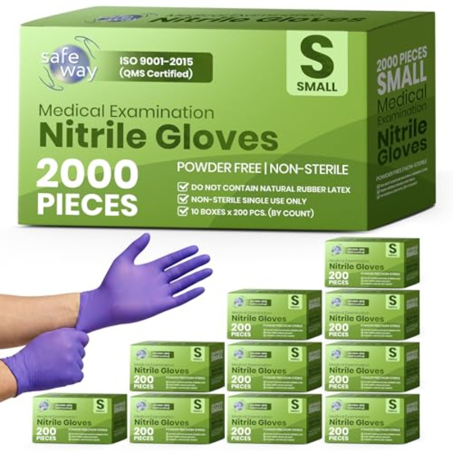 SAFEWAY USA 2000 pcs, 4 Mil Ni - Latex Disposable Glove reseña y precio