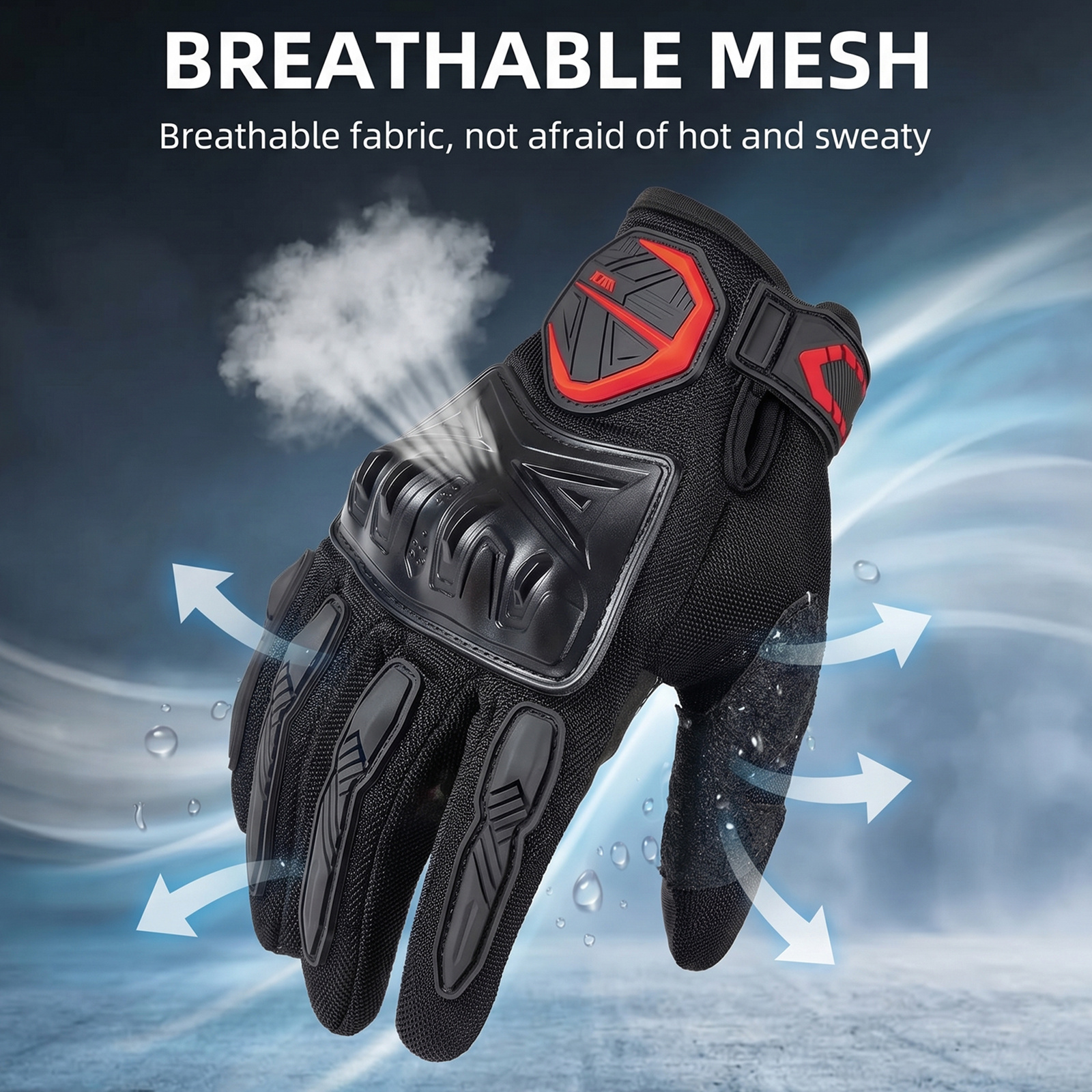 Summer Motorcycle Gloves Men W - Cycling Glove Padded reseña y precio
