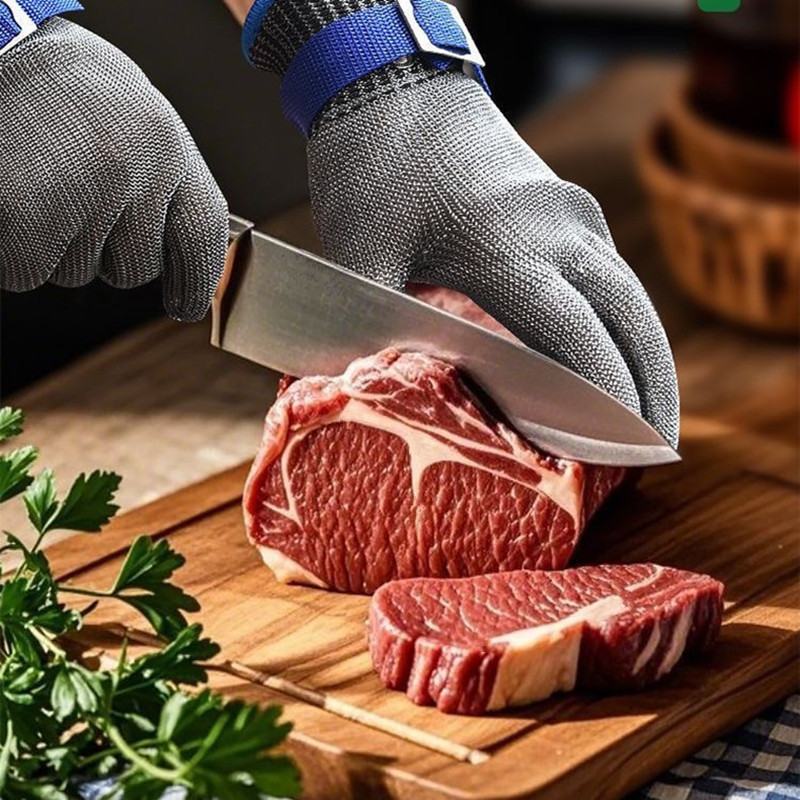 Anti-cut Mesh Metal Glove Safe - Cut Resistant Glove reseña y precio