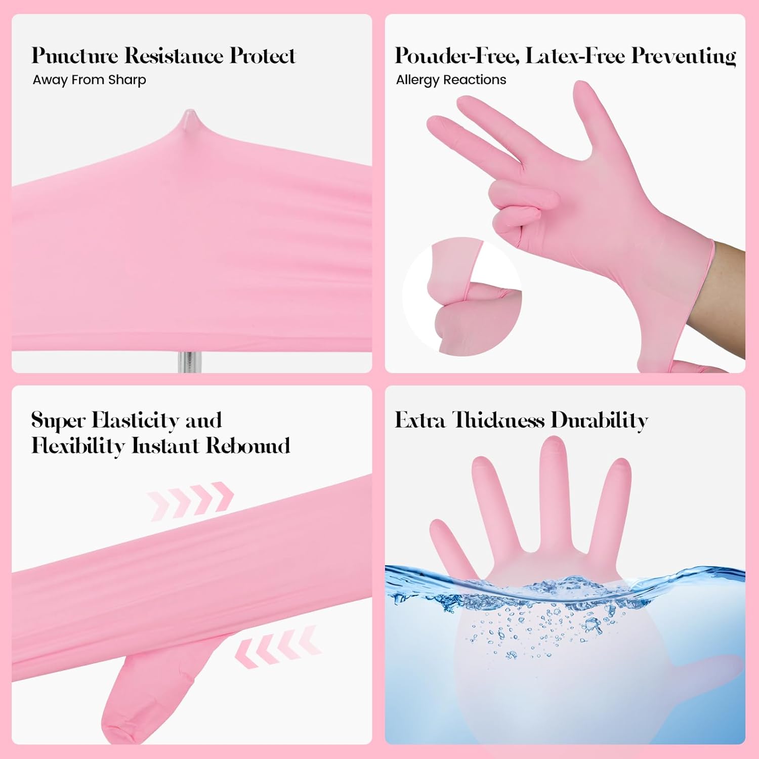 Kids Disposable Gloves for 3-8 - Latex Disposable Glove reseña y precio