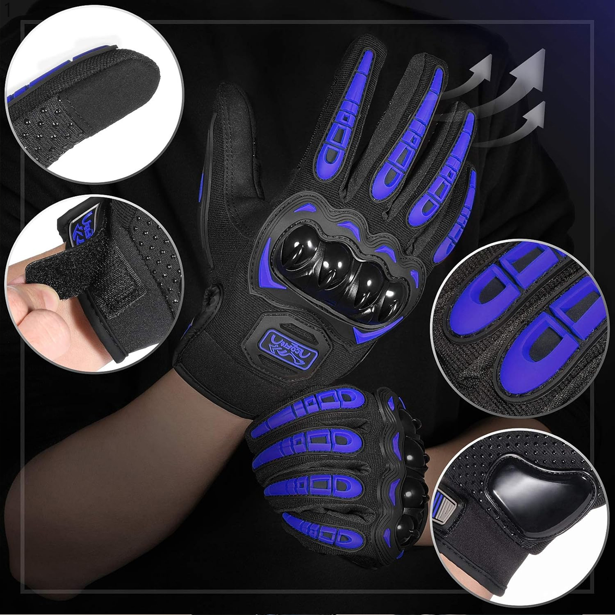 Men Motorcycle Gloves Touch Sc - Motorcycle Glove Knuckle reseña y precio