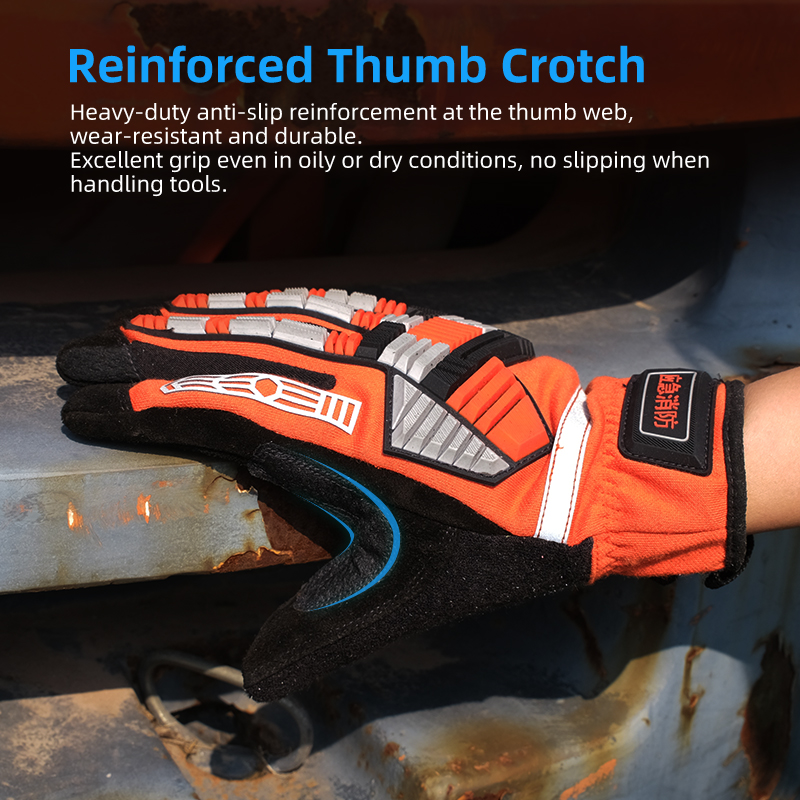 XYEHS 1 Pair TPR Impact Resist - Work Glove Impact reseña y precio