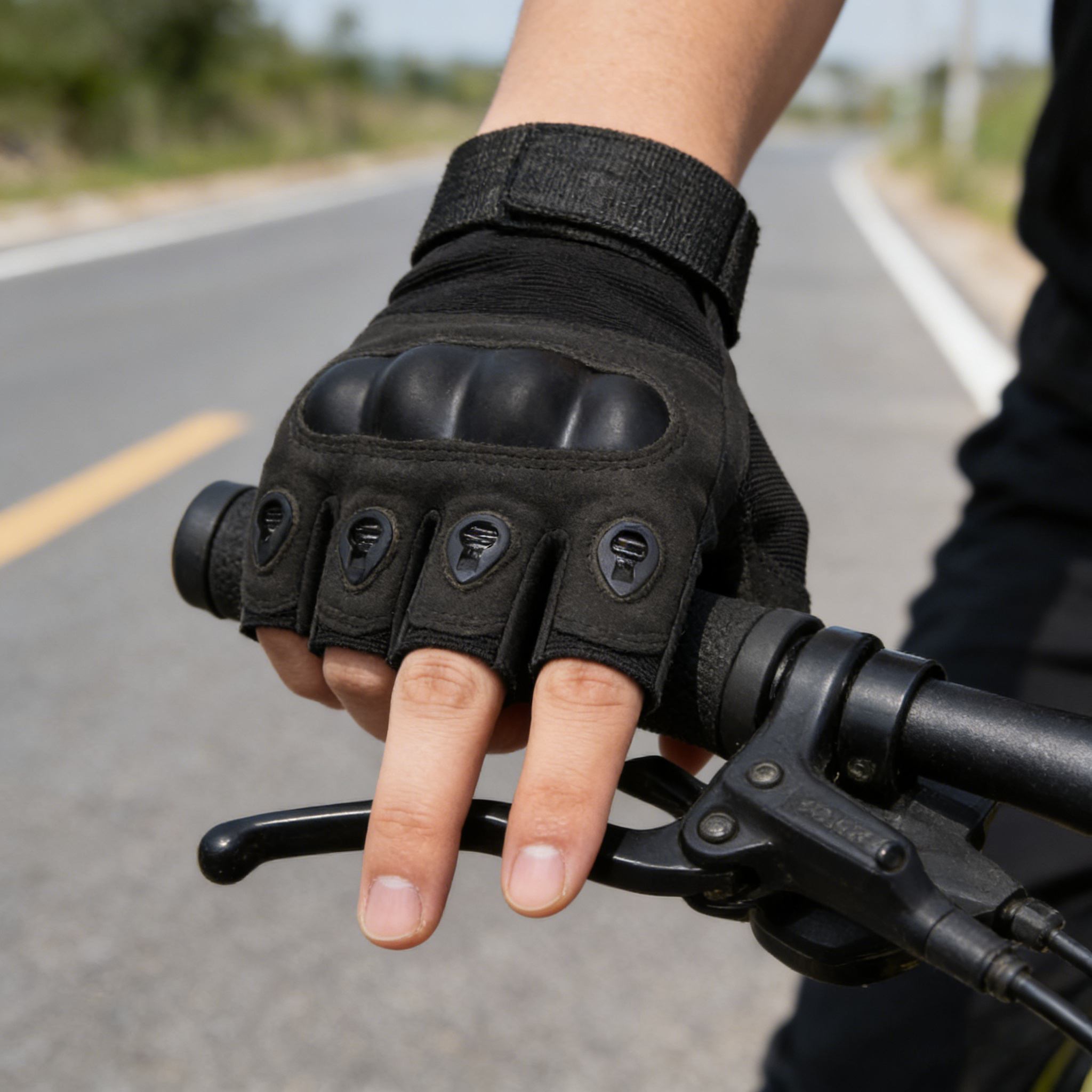 Tactical Hard Knuckle Half Fin - Motorcycle Glove Knuckle reseña y precio